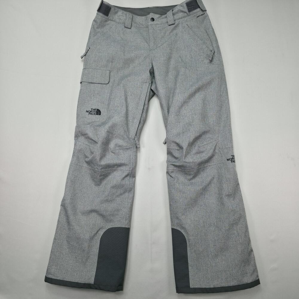 The North Face Womens Medium Short Ski Pants DryVent Gray Snowboard Insulated